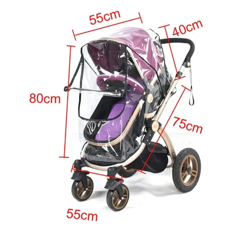 Cubre Coche Impermeable Con Ventanilla Cierre Transparente