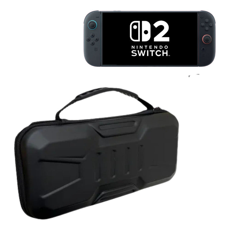 Estuche Protector Rígido Compatible N Switch 2 Negro