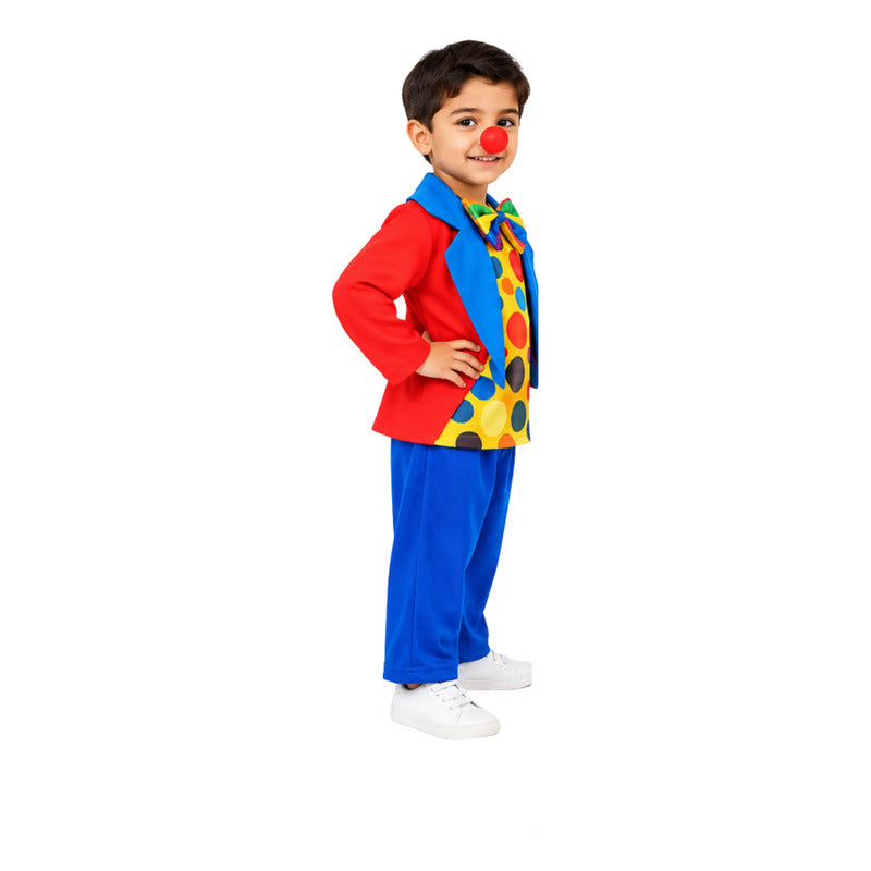 Disfraz Payaso Niño Para Coplay Azul 10-12