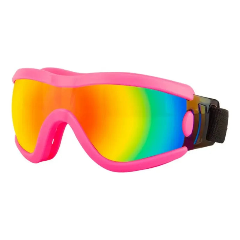 Antiparras Para Nieve Niños Ski Snowboard Rosa Tornasol