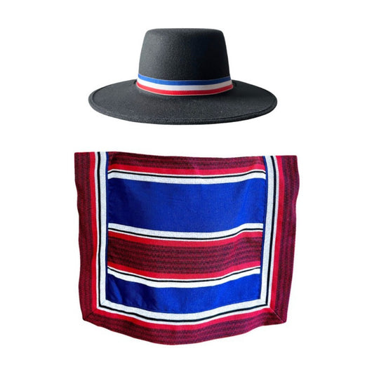Manta Poncho  + Sombrero  Huaso Niño