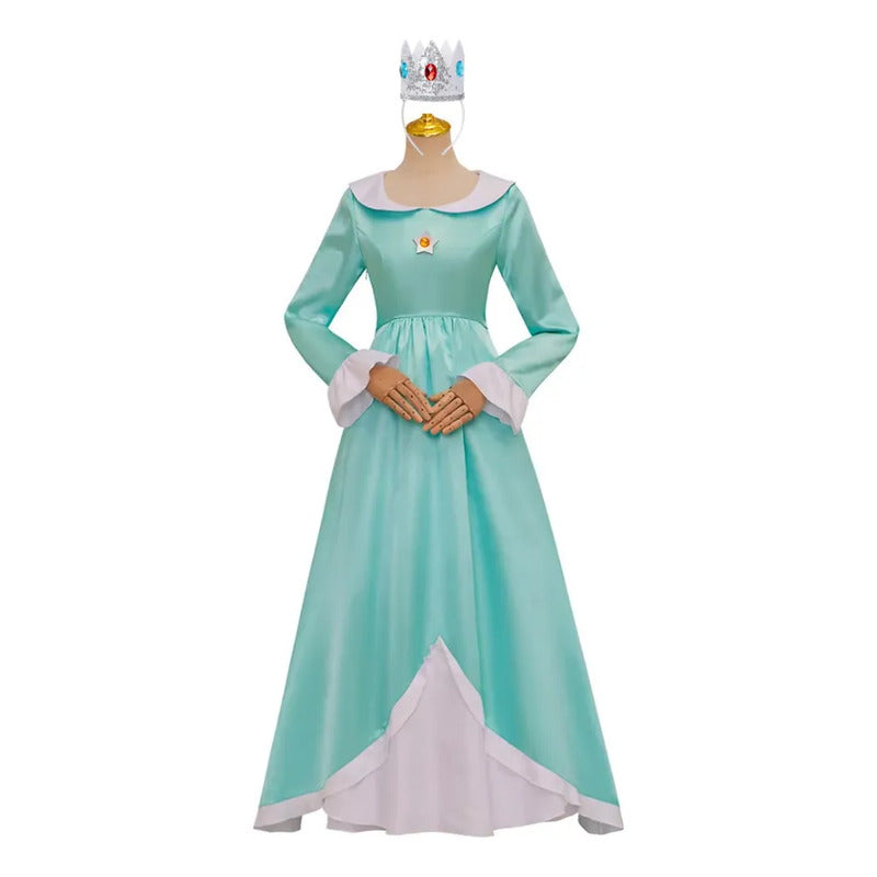 Disfraz De Princesa Rosalina Mujer + Corona Calipso S