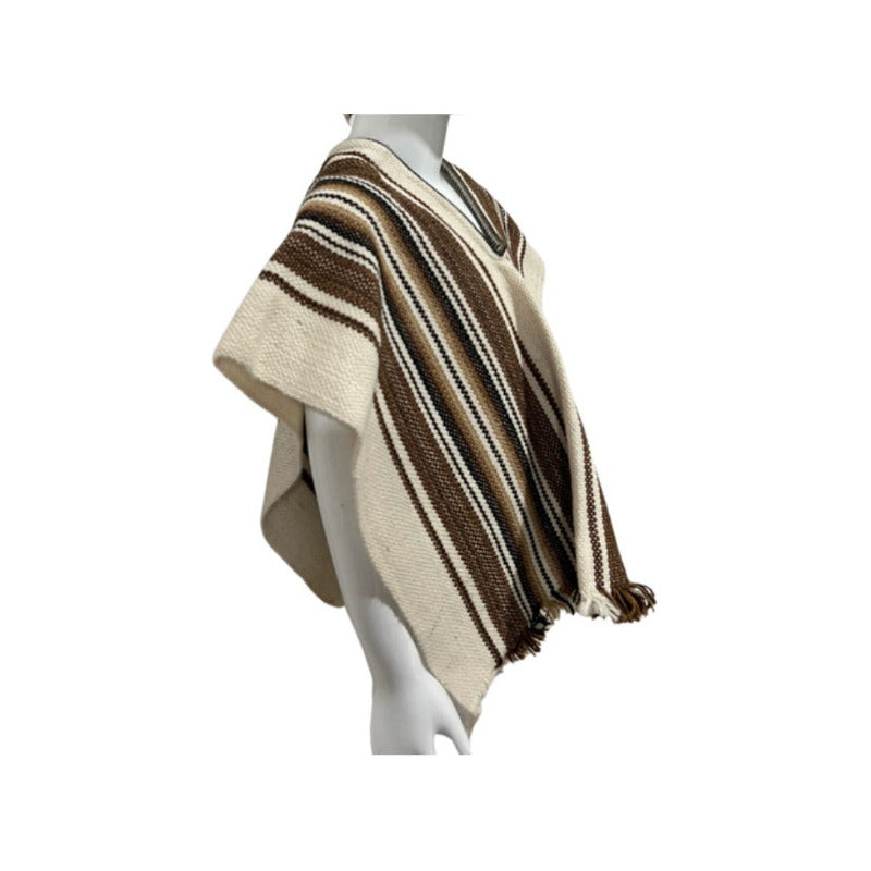 Poncho Mapuche Para Niño