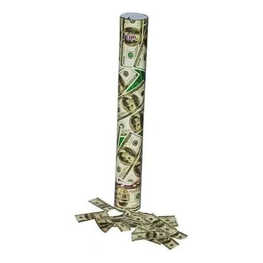 Lanza Confeti Dolar Falso Cotillon Año Nuevo Fiestas 60 Cm