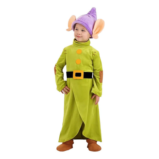 Disfraz De Enanito Para Niños Verde 10-12