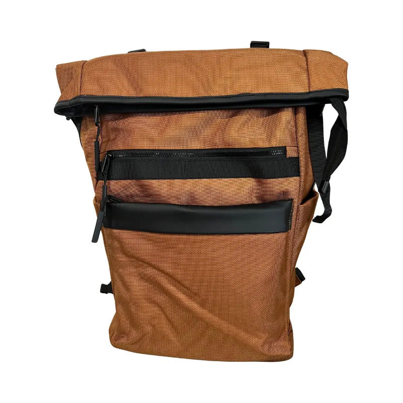 Mochila Roll Top 20l Porta Notebook Café Liso