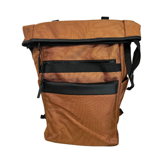 Mochila Roll Top 20l Porta Notebook Café Liso