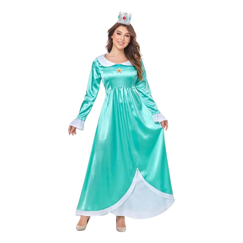 Disfraz De Princesa Rosalina Mujer + Corona