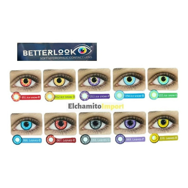 Lentes Contacto Anime Cosplay  Fantasia Halloween