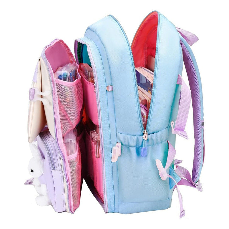 Mochila Escolar Kawaii Juvenil Con Gran Capacidad