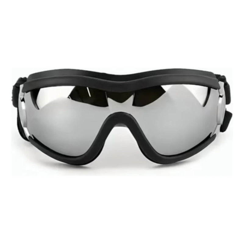 Antiparras Para Nieve Niños Ski Snowboard Negro Plateado