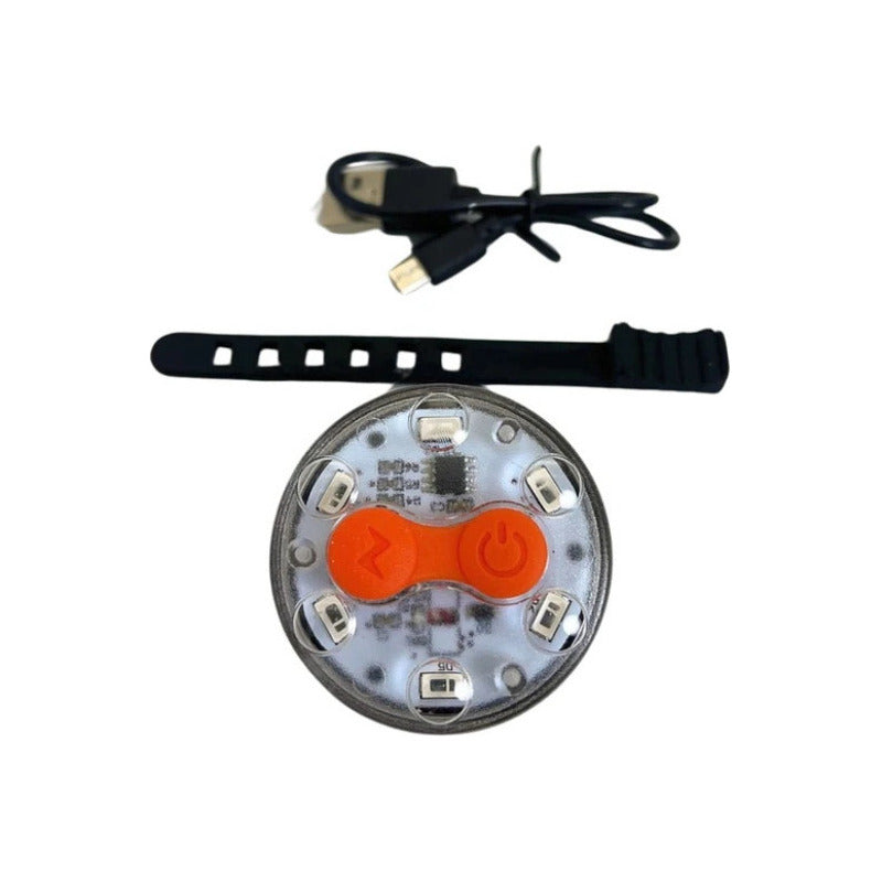 Luz De Seguridad Trasera De Colores Para Biciccleta