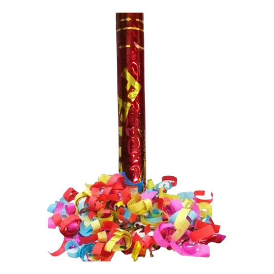 Lanza Confeti Cotillon Año Nuevo Matrimonio- Fiestas 60 Cm