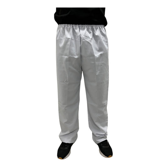 Pantalón Para Trajes Tipicos O Disfraz Hombre Blanco S Liso