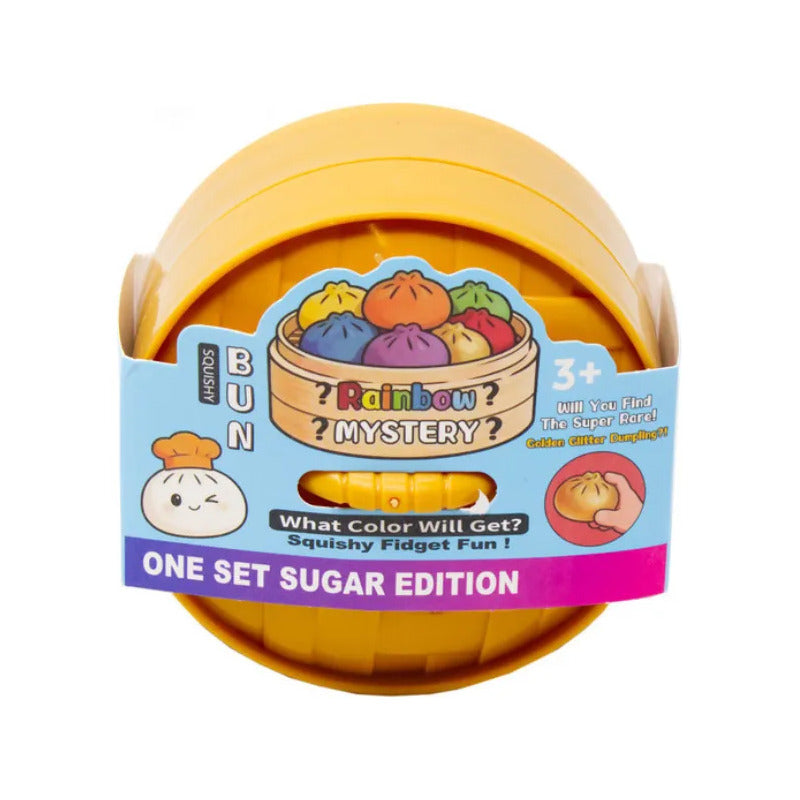 Juguete Dumpling Squishy Sorpresa Mystery Rainbow Fidget Multicolor