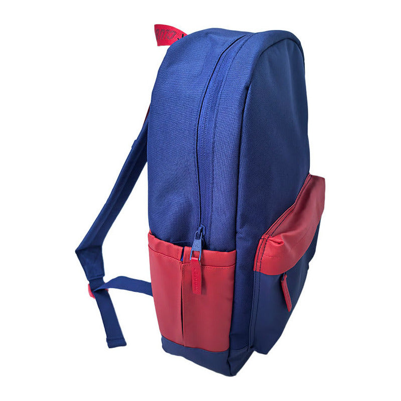 Mochila Escolar Moose U De Chile Con Compartimento Para Notebook De 15  Azul Insignia Al Lado