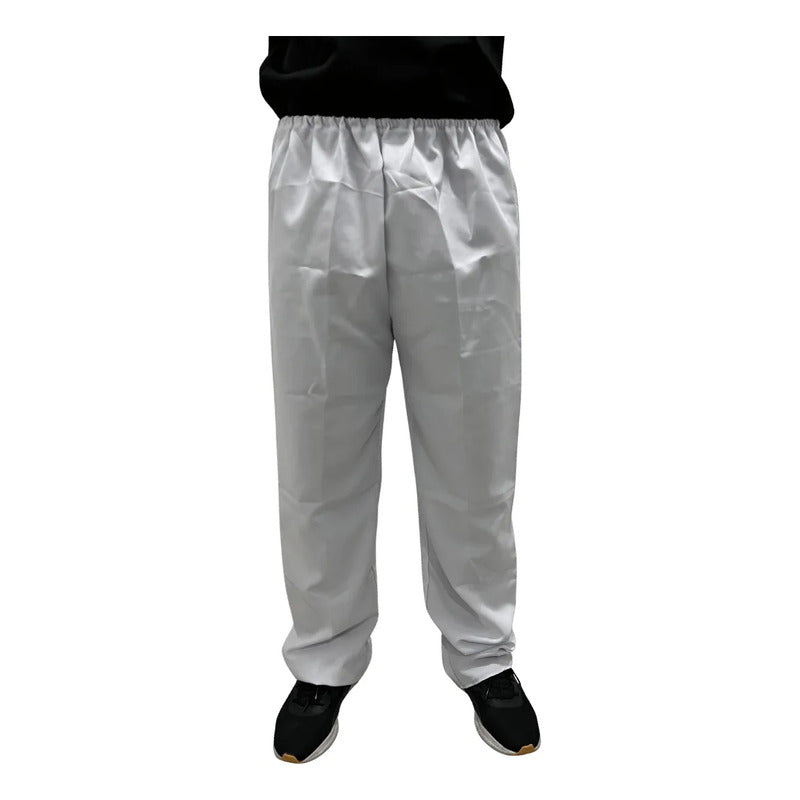 Pantalón Para Trajes Tipicos O Disfraz Hombre Blanco Liso L