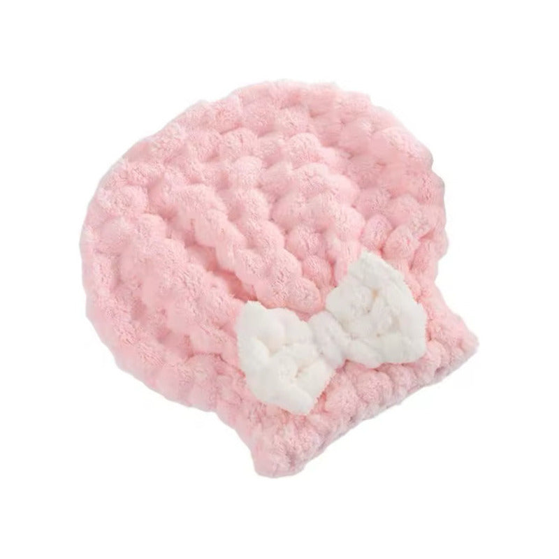 Gorro Toalla Microfibra Para Secar Cabello Ducha Color Variado Lisa