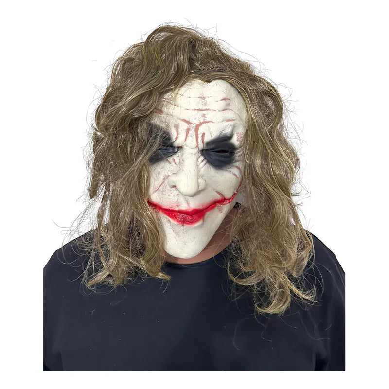 Mascara De Latex Guason Joker Halloween Color Piel Joker-guason