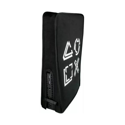 Funda Protectora Para Consola Ps5 Diseño Excluivo Antipolvo Negro Liso