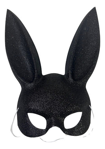 Máscara Orejas De Conejo Playboy Glitter