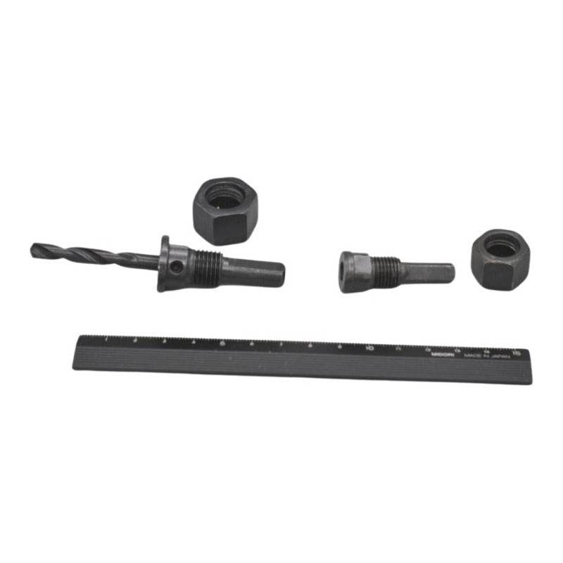 Set 16 Piezas Sierra Copa Grande Madera Lata Negro