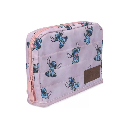 Estuche Cartuchera Escolar Slim Stitch Rosa Stitch