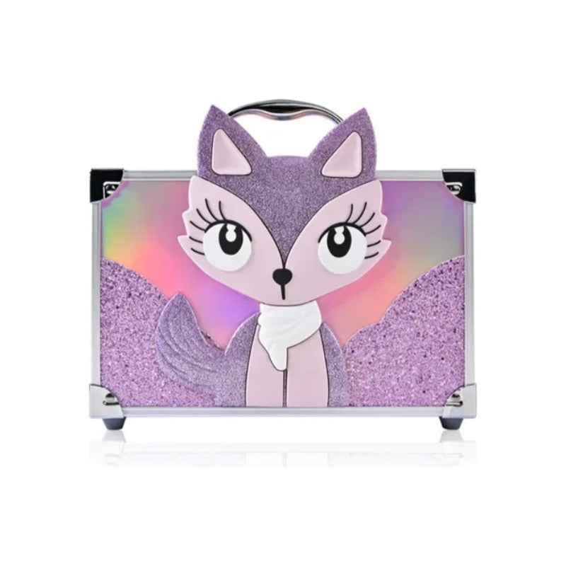 Maleta Maquillaje Infantil Para Niñas Diseño Zorrita Violeta