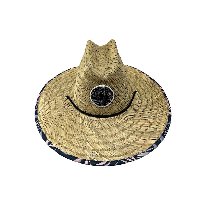 Chupalla Paja Sombrero De Verano Para Adultos Azul Oscuro Standar