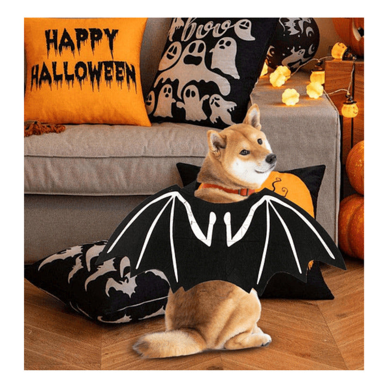 Disfraz Alas De Murciélago Para Gatos/perros Halloween