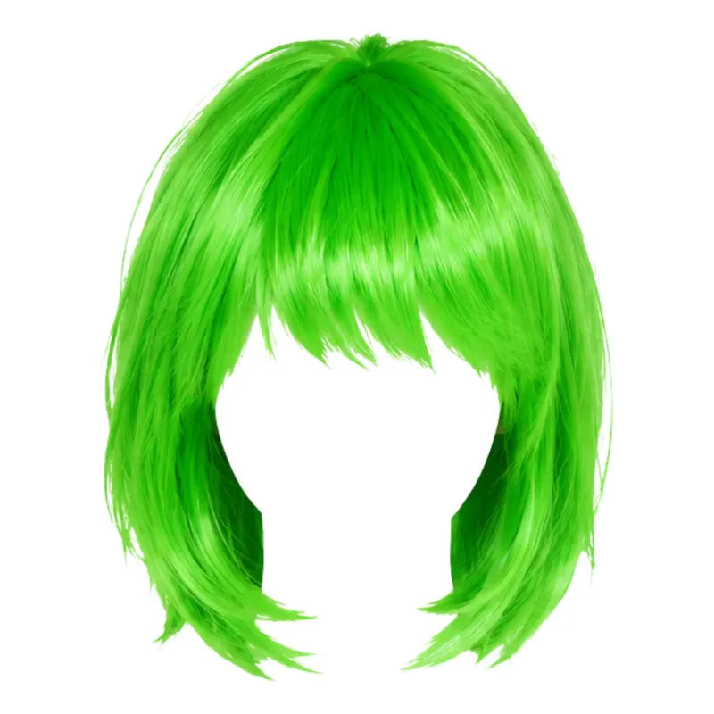 Disfraz Huasona Joker Mujer + Peluca  Para Cosplay Verde/morado L