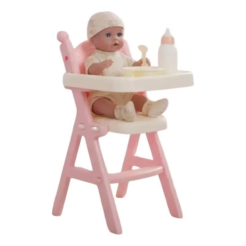 Muñeca Con Silla Para Comer /accesorios