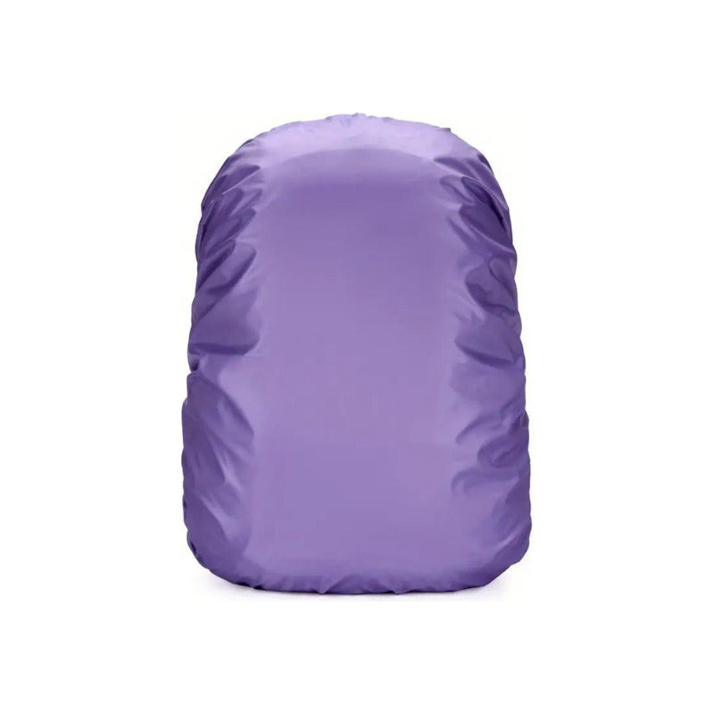 Fundas Impermeables Para Mochilas Cubre Mochila 80l Violeta Lisa
