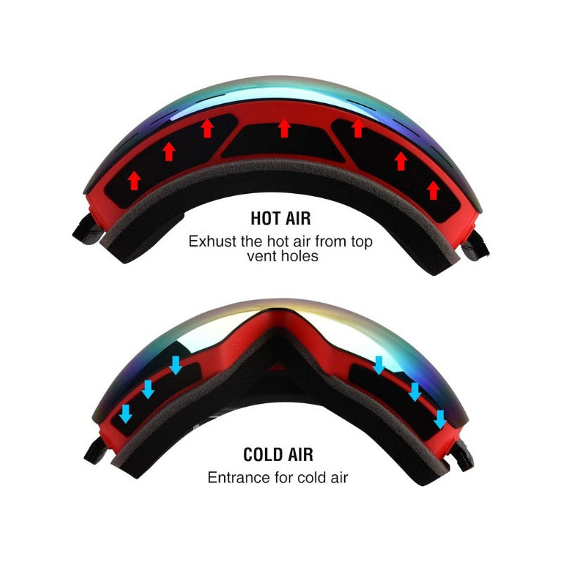 Antiparras Gafas De Nieve Ski Snowboard Antiniebla