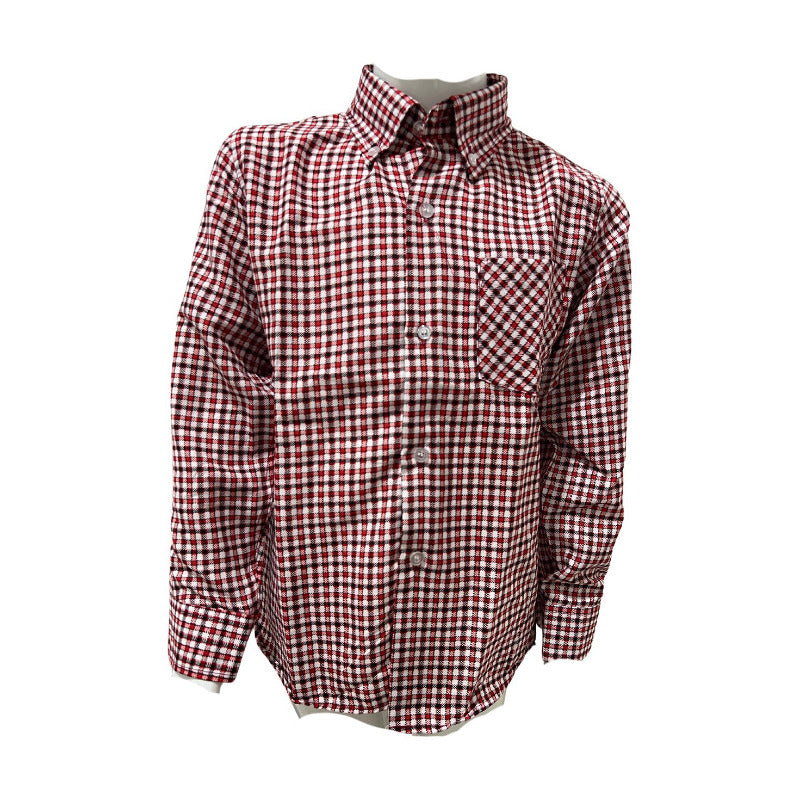 Camisa Cuadrille Trajes Tipicos Fiestas Patrias Niño-juvenil