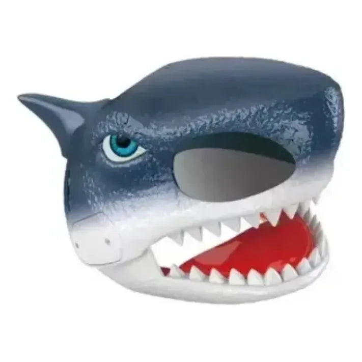 Mascara De Tiburon Para Niños Con Sonido Realista Azul Acero Tiburón
