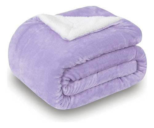 Manta Gruesa Frazada Polar Suave Ropa Cama Sherpa