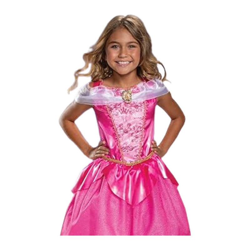 Disfraz De Princesa Aurora Bella Durmiente Original Disney Niñas