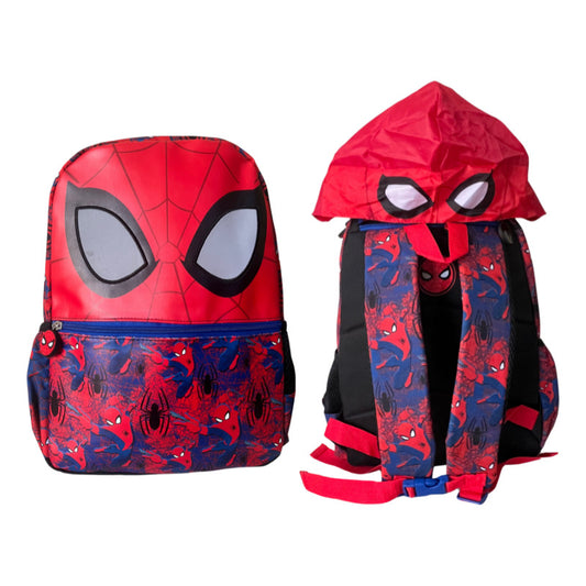 Mochilas Disney Con Capucha 3d Para Niños