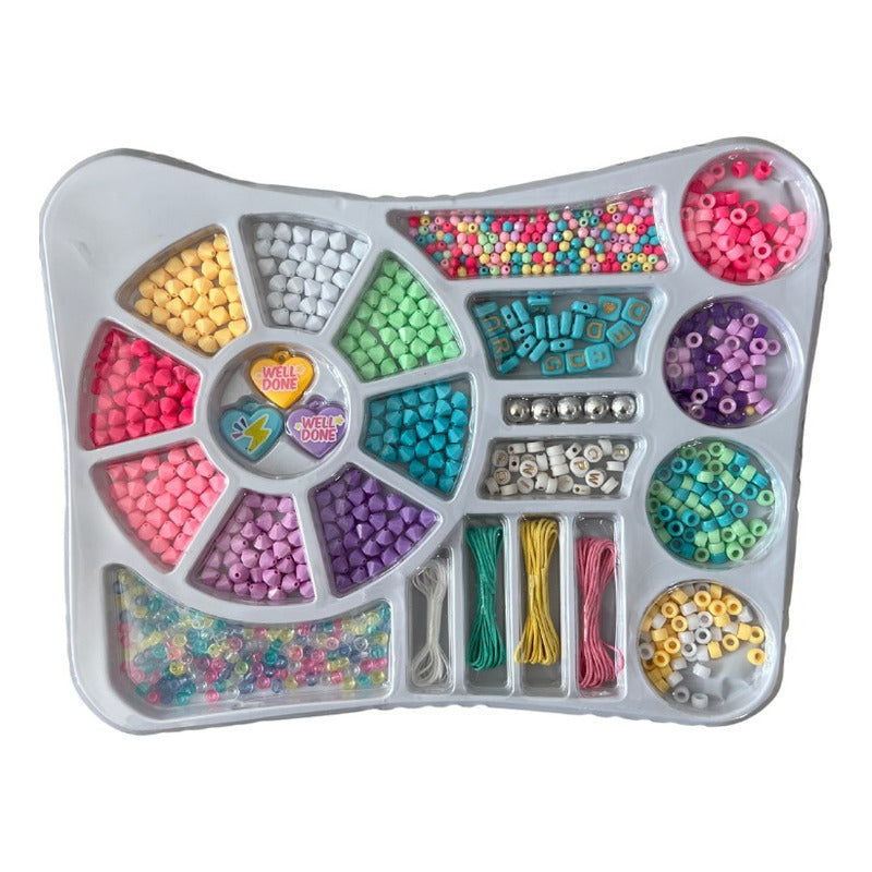 Kit Para Hacer Pulseras Manualidades Juguete Niñas Violeta