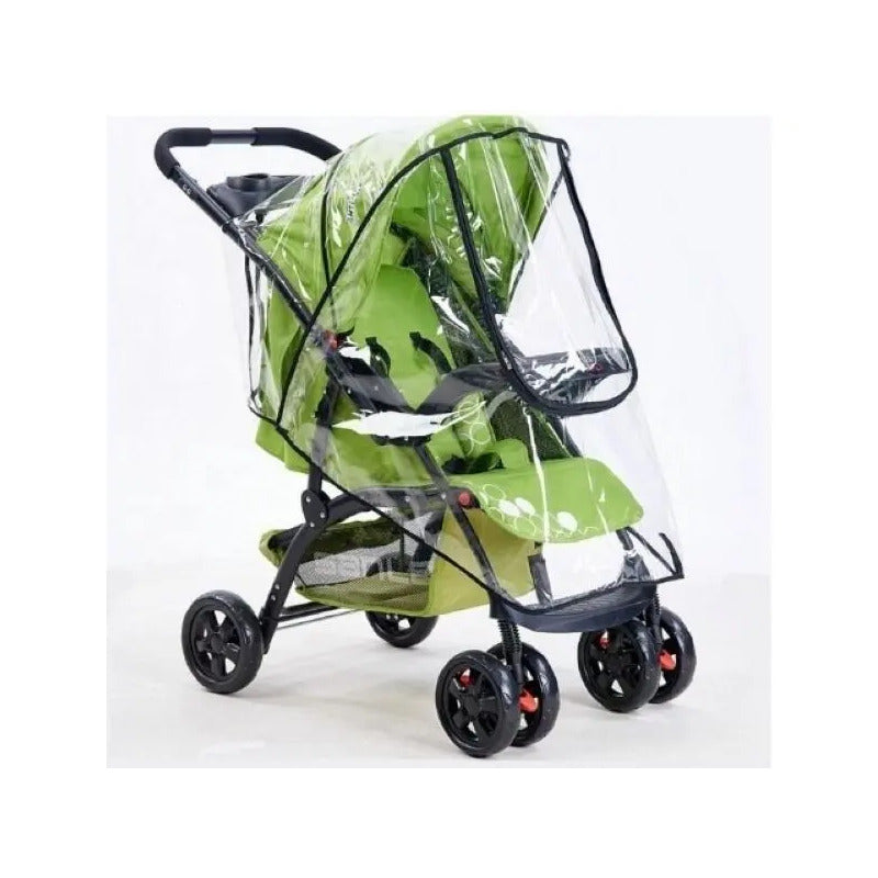 Cubre Coche Impermeable Con Ventanilla Cierre Transparente