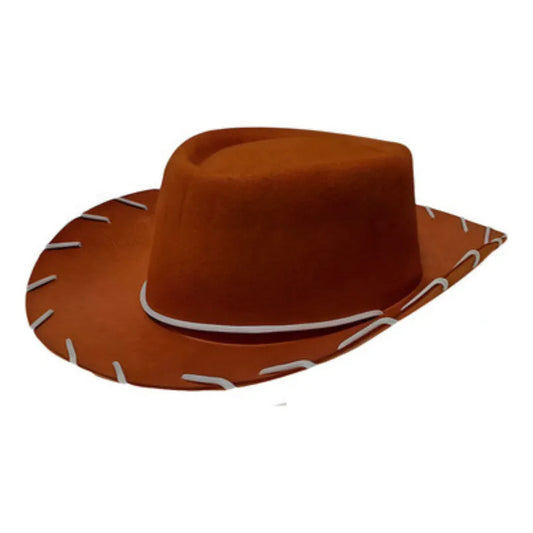 Sombrero Vaquero Woody Niño Y Adulto Cafe Chica Lisa