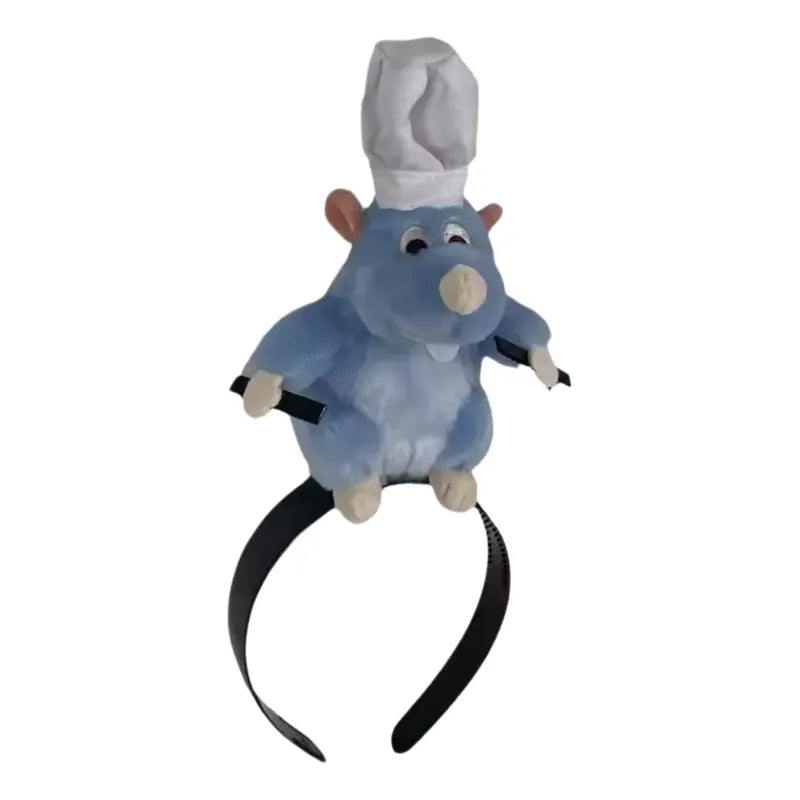Cintillo Ratatouille Para Pelo Adorno Con Pinches Azul Acero