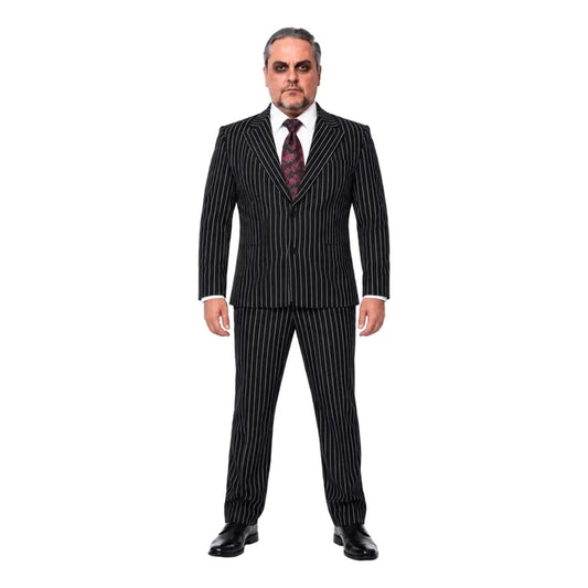 Disfraz  Papa Gomez Gotico Rayas Para Cosplay Negro / Rayas S