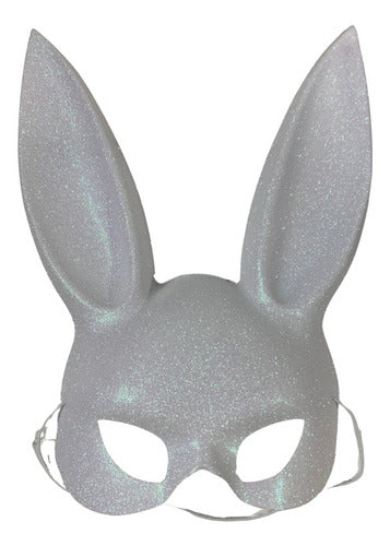 Máscara Orejas De Conejo Playboy Glitter