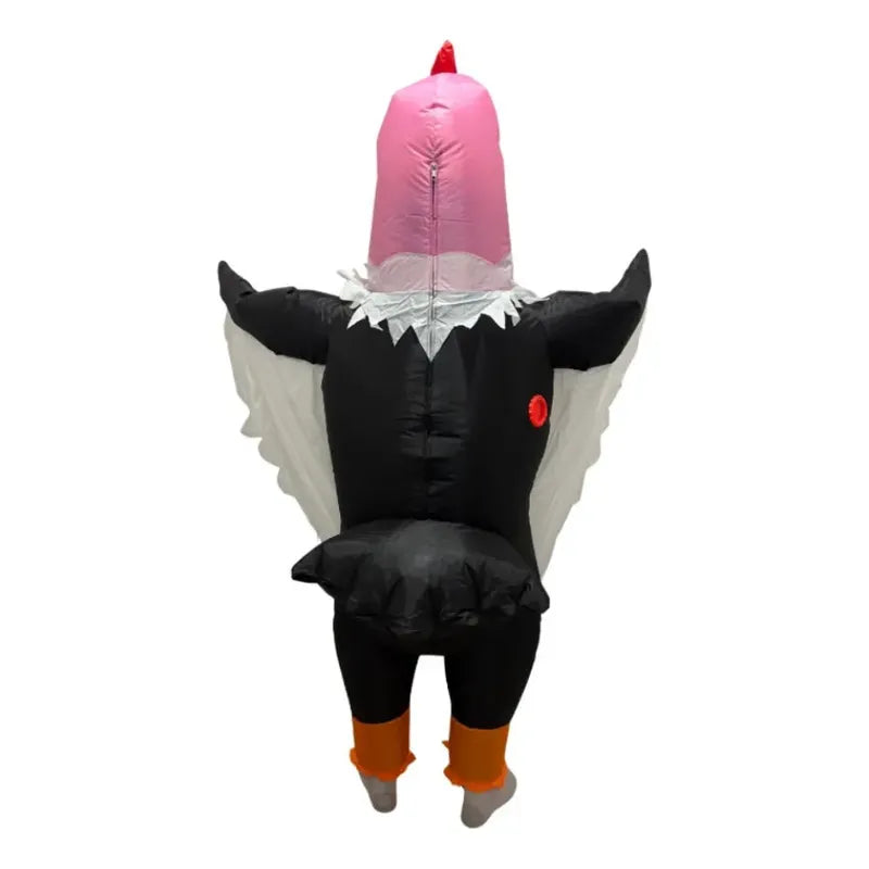 Disfraz Traje Adulto Inflable Condor Fechas Patrias Negro Adulto 160-190cm