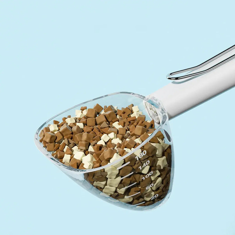 Cuchara Medidora Para Comida Mascotas Transparente