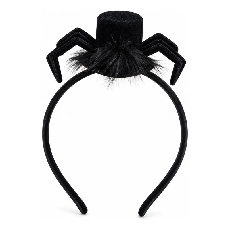 Set Disfraz De Araña Mujer Halloween Negro Standar