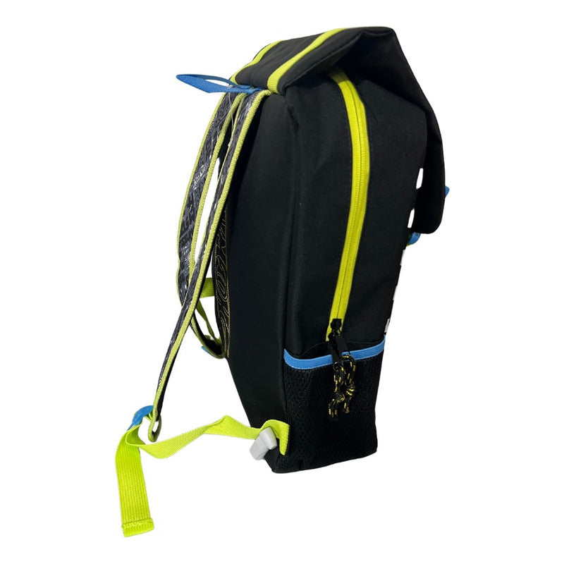 Mochila Escolar Hot Wheels + Estuche Negro Liso