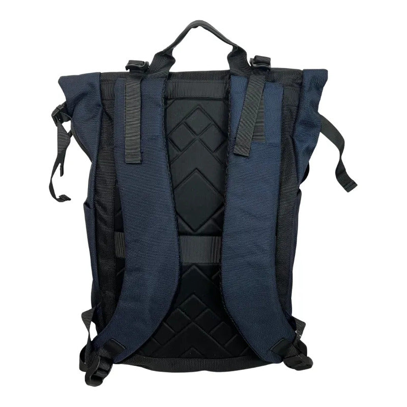 Mochila Roll Top 20l Porta Notebook Azul Liso